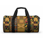 African American Quilt Kente Fusion Duffle Bag Version 1