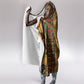 African American Quilt Kente Fusion Hooded Blanket Version 1