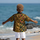 African American Quilt Kente Fusion Kid Hawaiian Shirt Version 1