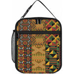African American Quilt Kente Fusion Lunch Bag Version 1