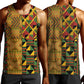 African American Quilt Kente Fusion Men Tank Top Version 1