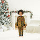 African American Quilt Kente Fusion Christmas Pajama Set Version 1