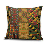 African American Quilt Kente Fusion Pillow Cover Version 1