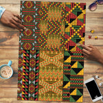 African American Quilt Kente Fusion Puzzle Version 1