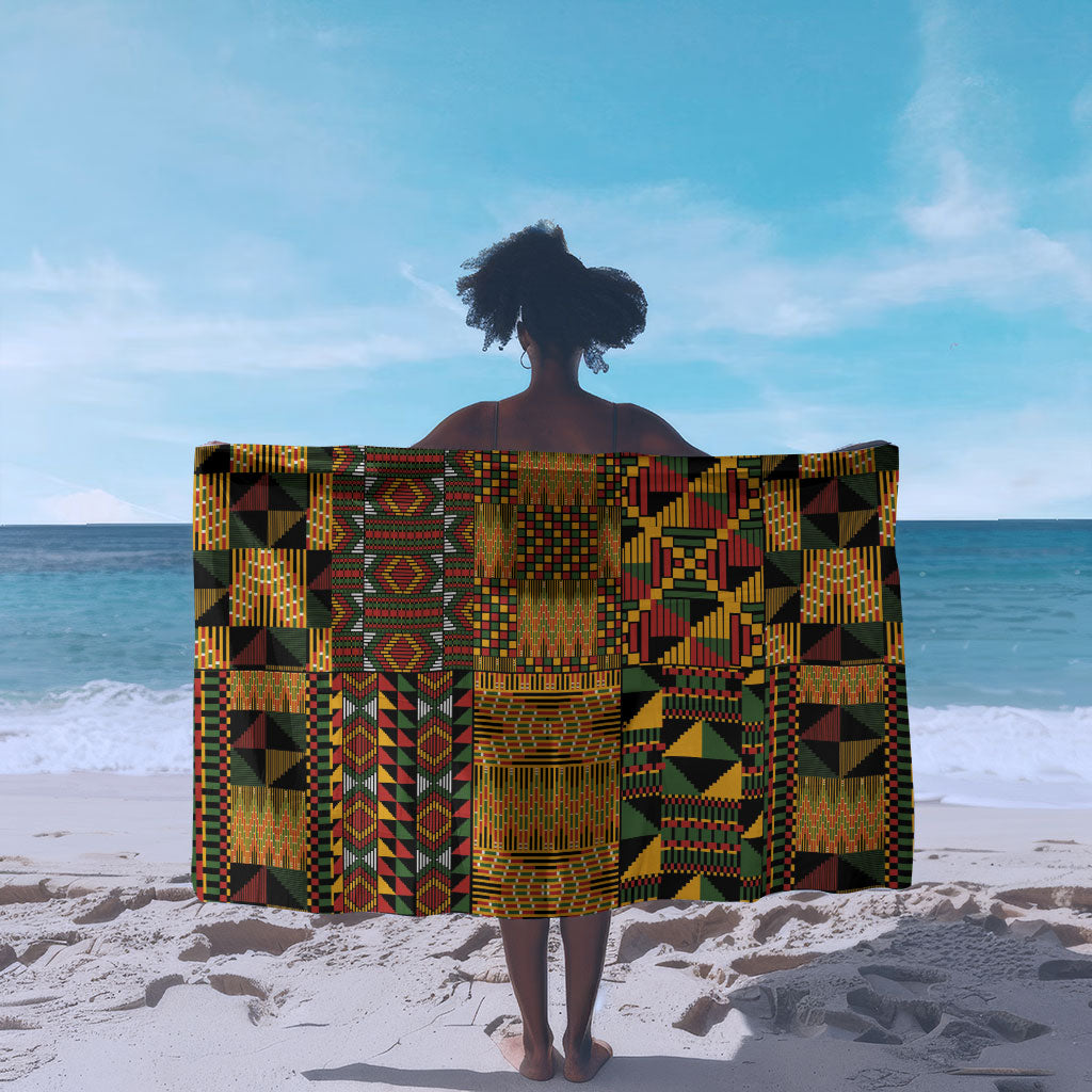 African American Quilt Kente Fusion Sarong Version 1