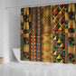 African American Quilt Kente Fusion Shower Curtain Version 1
