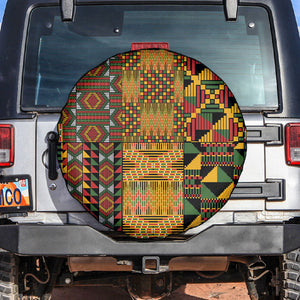 African American Quilt Kente Fusion Spare Tire Cover Version 1