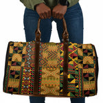 African American Quilt Kente Fusion Travel Bag Version 1