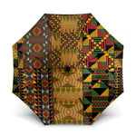 African American Quilt Kente Fusion Umbrella Version 1