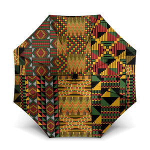 African American Quilt Kente Fusion Umbrella Version 1