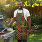 African American Quilt Kente Fusion Apron Version 2