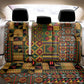 African American Quilt Kente Fusion Back Car Seat Cover Version 2