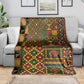 African American Quilt Kente Fusion Blanket Version 2