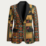 African American Quilt Kente Fusion Blazer Version 2