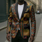 African American Quilt Kente Fusion Blazer Version 2