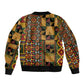 African American Quilt Kente Fusion Bomber Jacket Version 2
