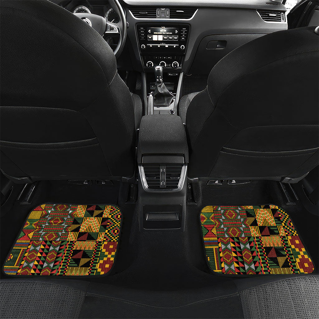 African American Quilt Kente Fusion Car Mats Version 2