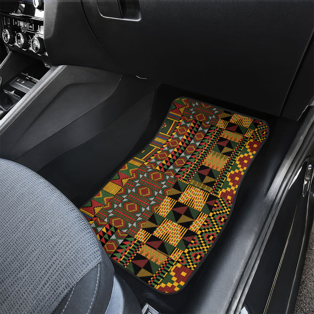 African American Quilt Kente Fusion Car Mats Version 2