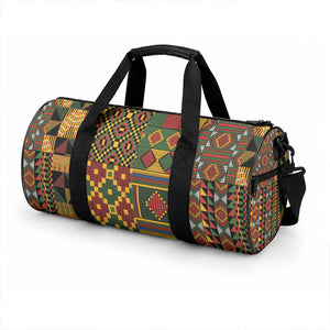 African American Quilt Kente Fusion Duffle Bag Version 2