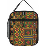 African American Quilt Kente Fusion Lunch Bag Version 2
