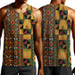 African American Quilt Kente Fusion Men Tank Top Version 2