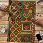 African American Quilt Kente Fusion Puzzle Version 2