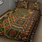 African American Quilt Kente Fusion Quilt Bed Set Version 2