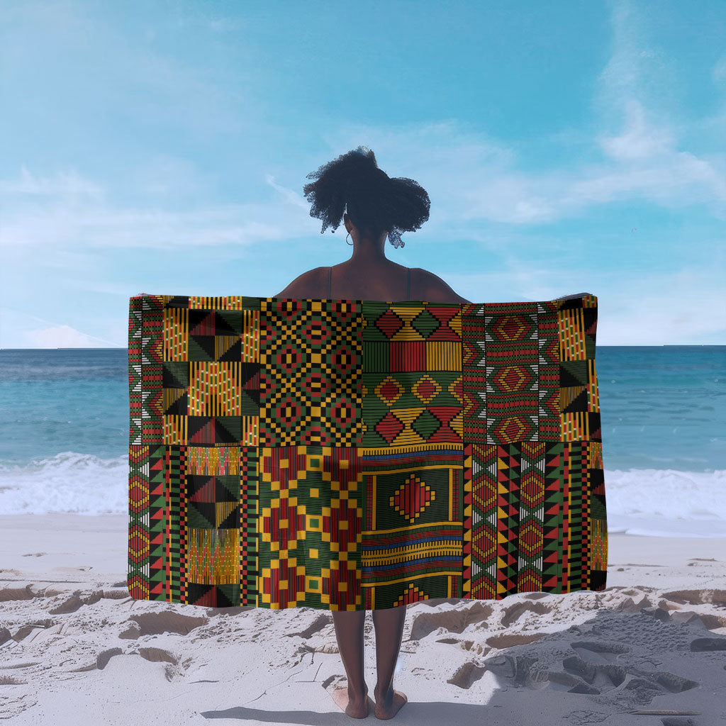 African American Quilt Kente Fusion Sarong Version 2
