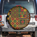 African American Quilt Kente Fusion Spare Tire Cover Version 2