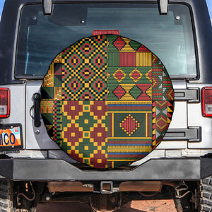 African American Quilt Kente Fusion Spare Tire Cover Version 2