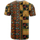 African American Quilt Kente Fusion T shirt Version 2