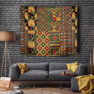 African American Quilt Kente Fusion Tapestry Version 2