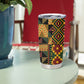 African American Quilt Kente Fusion Tumbler Cup Version 2