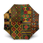 African American Quilt Kente Fusion Umbrella Version 2
