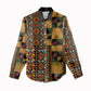 African American Quilt Kente Fusion Women Casual Shirt Version 2