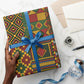 African American Quilt Kente Fusion Wrapping Paper Version 2