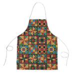 African American Quilt Inspired Apron Freedom Quilt Symbolic Patchwork