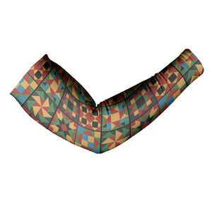 African American Quilt Inspired Arm Sleeves Freedom Quilt Symbolic Patchwork