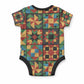 African American Quilt Inspired Baby Onesie Freedom Quilt Symbolic Patchwork