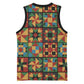 African American Quilt Inspired Basketball Jersey Freedom Quilt Symbolic Patchwork