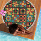 African American Quilt Inspired Beach Blanket Freedom Quilt Symbolic Patchwork