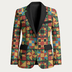 African American Quilt Inspired Blazer Freedom Quilt Symbolic Patchwork