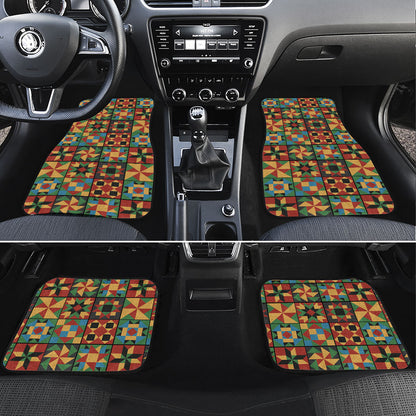 African American Quilt Inspired Car Mats Freedom Quilt Symbolic Patchwork