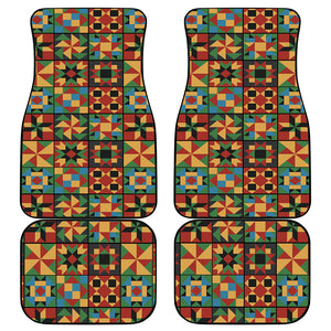African American Quilt Inspired Car Mats Freedom Quilt Symbolic Patchwork
