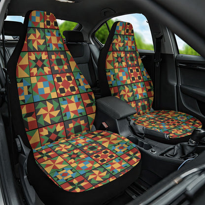 African American Quilt Inspired Car Seat Cover Freedom Quilt Symbolic Patchwork