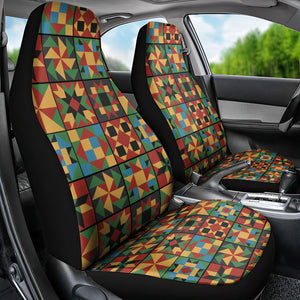 African American Quilt Inspired Car Seat Cover Freedom Quilt Symbolic Patchwork