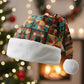 African American Quilt Inspired Christmas Santa Hat Freedom Quilt Symbolic Patchwork