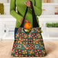 African American Quilt Inspired Grocery Bag Freedom Quilt Symbolic Patchwork