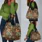 African American Quilt Inspired Grocery Bag Freedom Quilt Symbolic Patchwork