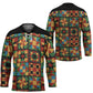 African American Quilt Inspired Hockey Jersey Freedom Quilt Symbolic Patchwork